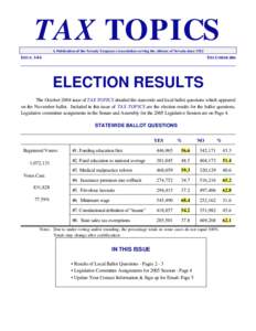 Elections / Direct democracy / Referendum