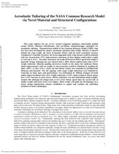 Aeroelastic Tailoring of the NASA Common Research Model via Novel Material and Structural Configurations