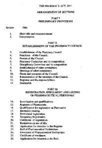 Pharmacy / Pharmacist / Pharmacy school / Prescription medication / Medical prescription / Pharmacy and Poisons Board / Pharmacy Council of India / Pharmaceutical sciences / Health / Pharmacology