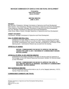 Geography of the United States / Lansing – East Lansing metropolitan area / Peninsulas of Michigan / Michigan Department of Agriculture & Rural Development / Pure Michigan / Agriculture ministry / Urban agriculture / Department of Agriculture /  Food and the Marine / Food security / Geography of Michigan / Michigan / Michigan State University