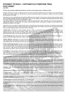 Microsoft Word - Captains Flat Fact Sheet July 2003.doc