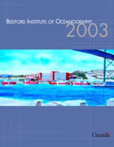 BEDFORD INSTITUTE  OF OCEANOGRAPHY