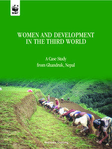 WOMEN AND DEVELOPMENT IN THE THIRD WORLD A Case Study