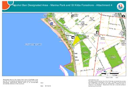 Alcohol Ban Designated Area - Marina Park and St Kilda Foreshore - Attachment