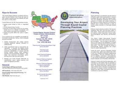 Capital Improvement Plan / Airport / Air Traffic Organization / Government / Federal Aviation Administration / Airport Improvement Program / Federal assistance in the United States