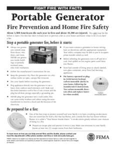 Active fire protection / Carbon monoxide detector / Engine-generator / Recreational vehicle / Carbon monoxide / Smoke detector / Fire / Safety / Detectors / Safety equipment