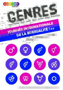 Le mensuel du Centre LGBT Paris-ÎdF - septembre 2015 n°155  ÉDITORIAL UNE RENTRÉE CONTRE LES