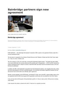 Bainbridge partners sign new agreement CECIL WHIG PHOTO BY CHERYL MATTIX  Bainbridge agreement