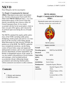 NKVD - Wikipedia, the free encyclopedia, 4:47 PM Coordinates: °N°E
