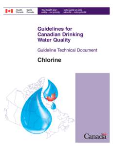 Guidelines for Canadian Drinking Water Quality Guideline Technical Document  Chlorine