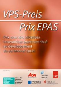 VPS-Preis Prix EPAS Prix pour des initiatives innovatrices ayant contribué au développement du partenariat social