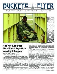 Wright-Patterson AFB, OH  Volume 51, No. 11 November 2012