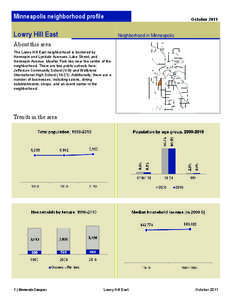 Minneapolis neighborhood profile  Lowry Hill East