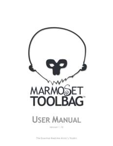 USER MANUAL Version 1.10 The Essential Realtime Artist’s Toolkit  2