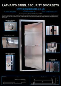 LATHAM’S STEEL SECURITY DOORSETS www.ajsteeldoors.co.uk Tel: +[removed]050