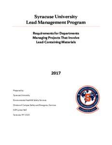 Syracuse University Lead Program