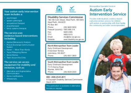 Autism Early Intervention Service pdf