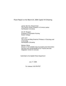 Microsoft Word - Capitol Hill Panel Report July 17 FINAL.doc