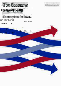 The Economy after Brexit Economists for Brexit  www.economistsforbrexit.co.uk