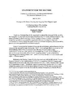 Tax Analysts / Treasury Inspector General for Tax Administration / Income tax in the United States / Public economics / Tax return / Individual Taxpayer Identification Number / Economic policy / Tax protester administrative arguments / IRS tax forms / Taxation in the United States / Internal Revenue Service / Government