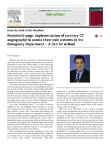 J o u r n a l o f C a r d i o v a s c u l a r C o m p u t e d T o m o g r a p h y5 6 e1 5 7  Available online at www.sciencedirect.com ScienceDirect journal homepage: www.JournalofCardiovascularCT.com