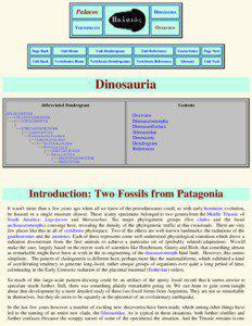 Palaeos Vertebrates: Sauropodomorpha: Overview