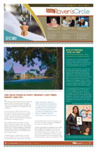 SHAREHOLDER NEWSLETTER NOVEMBER 2014 | VOL 39 | ISSUE 11  Spotlight: Elaine Stefanowicz  03