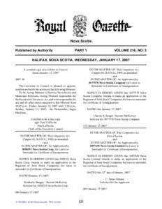 Eastern Canada / Acadia / Cape Breton Island / Demographics of Nova Scotia / 56th General Assembly of Nova Scotia / Nova Scotia / British North America / Provinces and territories of Canada