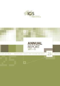 ANNUAL REPORT 2011–12 THO