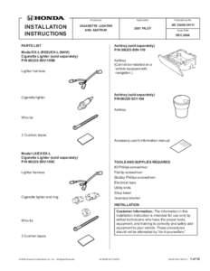 AII33058[removed]Pilot CigLighter&Ashtray.pmd