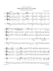 Sheet Music from www.mfiles.co.uk  Ombra mai fu (Never was a shade) Aria from the opera 