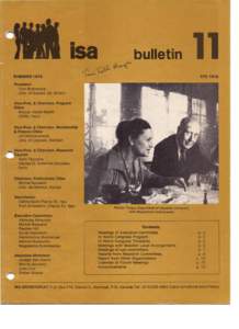 Isa  bulletin 1 