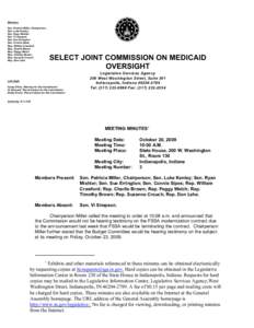Health / Medicine / Evaluation / Disproportionate share hospital / Geriatrics / Medicaid / Nursing home / Medicare / Indiana / Healthcare reform in the United States / Federal assistance in the United States / Presidency of Lyndon B. Johnson