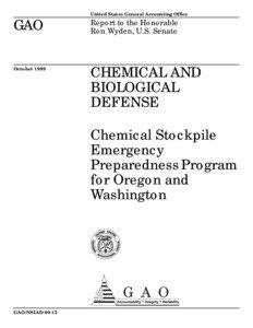 Federal Emergency Management Agency / United States Army Chemical Materials Agency / Blue Grass Army Depot / Pine Bluff Arsenal / Anniston Chemical Activity / Public safety / Emergency management / Umatilla Chemical Depot