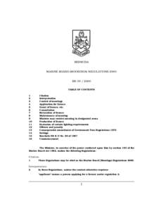 Marine Board (Moorings) Regulations 2000