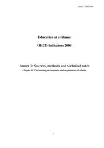 Annex 3 EAG[removed]Education at a Glance OECD Indicators[removed]Annex 3: Sources, methods and technical notes