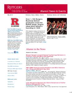 Rutgers Business School Alumni News & Events