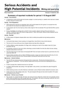 Microsoft Word - Serious Accidents  HPI Report 1-15 August 2007.doc