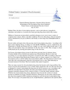 Microsoft Word - Senator Grassley Statement.doc