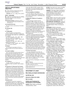 Rulemaking / Mine Safety and Health Administration / Federal Register / Public comment / Airworthiness Directive / United States Department of Labor / United States Environmental Protection Agency / Sago Mine disaster / United States administrative law / Government / Law