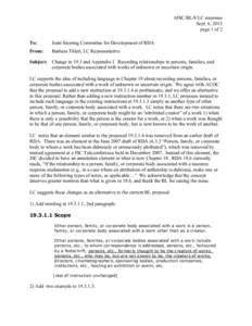 6JSC/BL/8/LC response Sept. 6, 2012 page 1 of 2 To:  Joint Steering Committee for Development of RDA