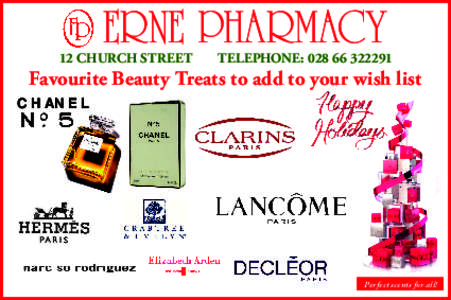 ERNE PHARMACY  12 CHURCH STREET TELEPHONE: [removed]