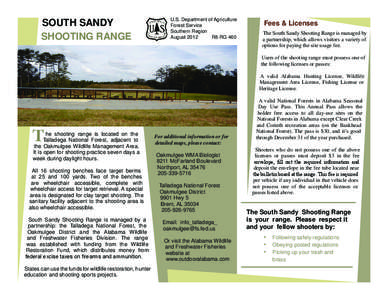 SOUTH SANDY SHOOTING RANGE U.S. Department of Agriculture Forest Service Southern Region