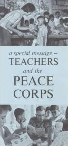 a special message -  TEACHERS and the  PEACE