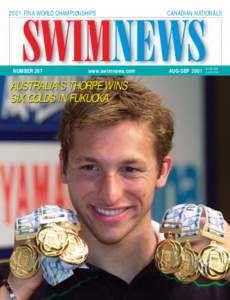 2001 FINA WORLD CHAMPIONSHIPS  NUMBER 267 www.swimnews.com