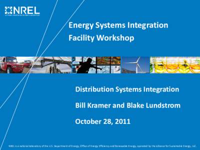 Breakout Session 1 - Distribution Systems Integration
