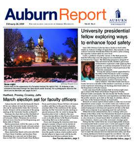 AuburnReport February 26, 2010 For  t h e f a c u l t y a n d s t a ff o f