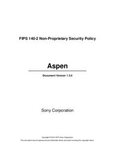 FIPS[removed]Security Policy