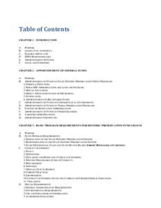 Table of Contents CHAPTER 1 - INTRODUCTION A. B. C. D.
