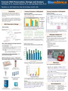 Genetics / Biometrics / DNA / DNA profiling / Polymerase chain reaction / Forensic science / Gene / Biology / Molecular biology / Science